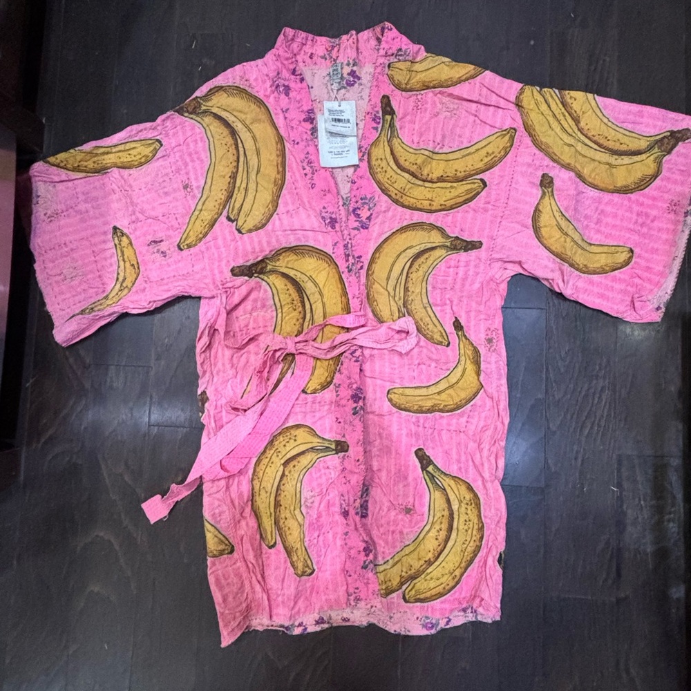 Magnolia Pearl Pink Banana Pattern Pristine cond, Nvr worn wtags